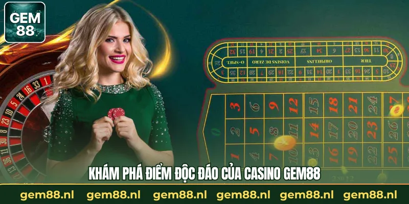 Casino GEM88 – Trải Nghiệm Sòng Bài Trực Tuyến 2026
