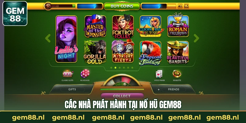 Nổ Hũ GEM88 – Khám Phá Sân Chơi Jackpot Kịch Tính